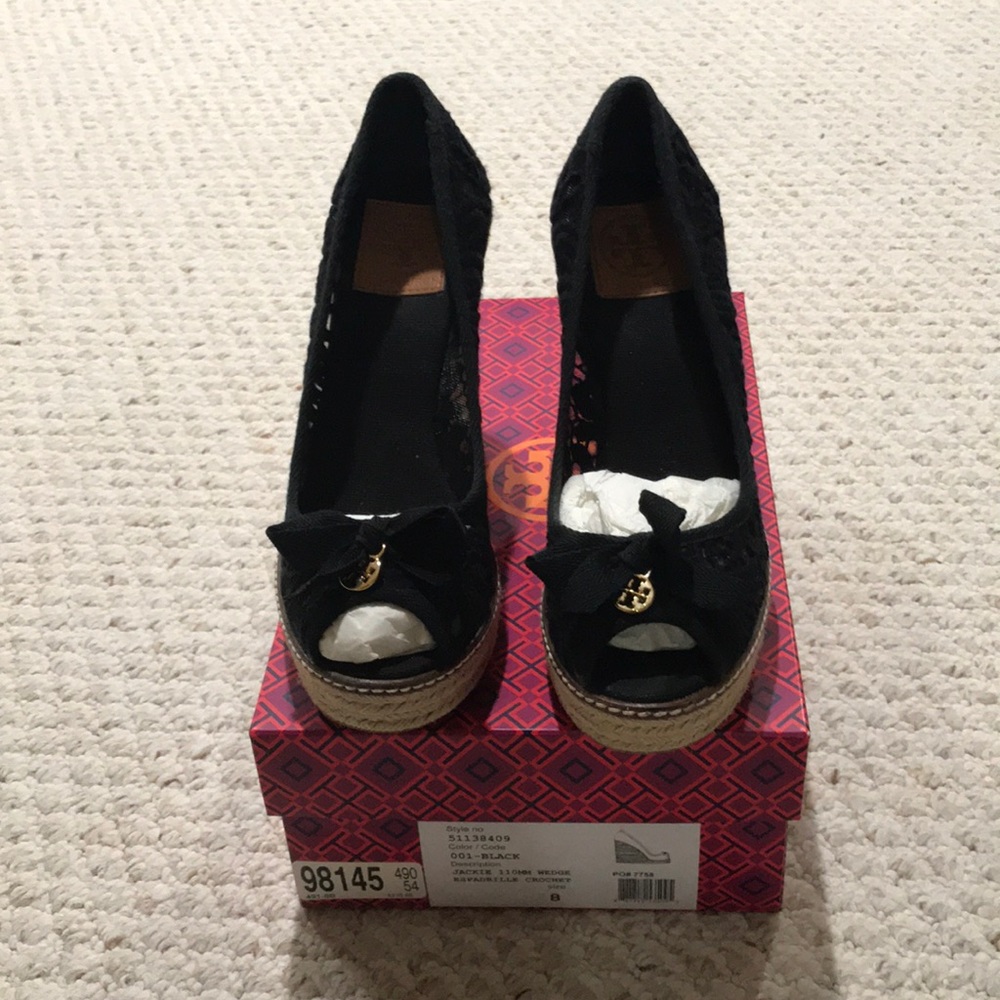 Tory Burch wedge espadrilles